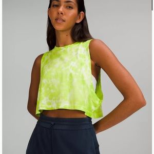 Lululemon All Yours Cropped Cotton Tank